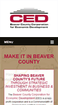 Mobile Screenshot of beavercountyced.org